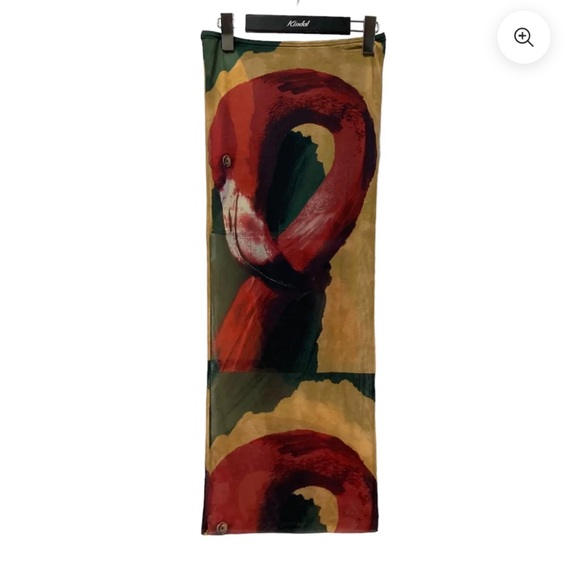 MAJOR ISO Jean Paul Gaultier 1996 Flamingo Skirt - Picture 1 of 1
